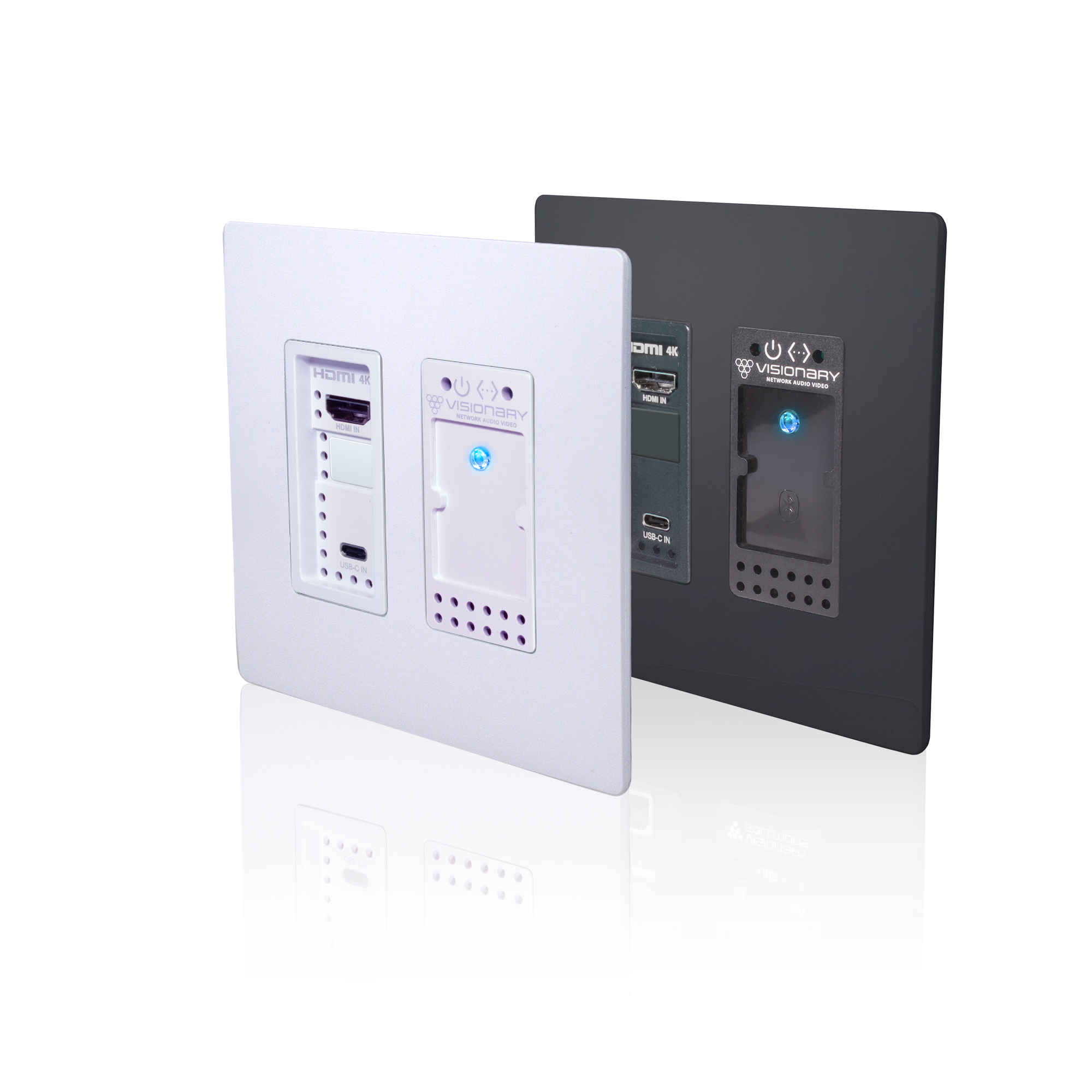 Visionary Duet5 Wall Plate Encoder BT Black