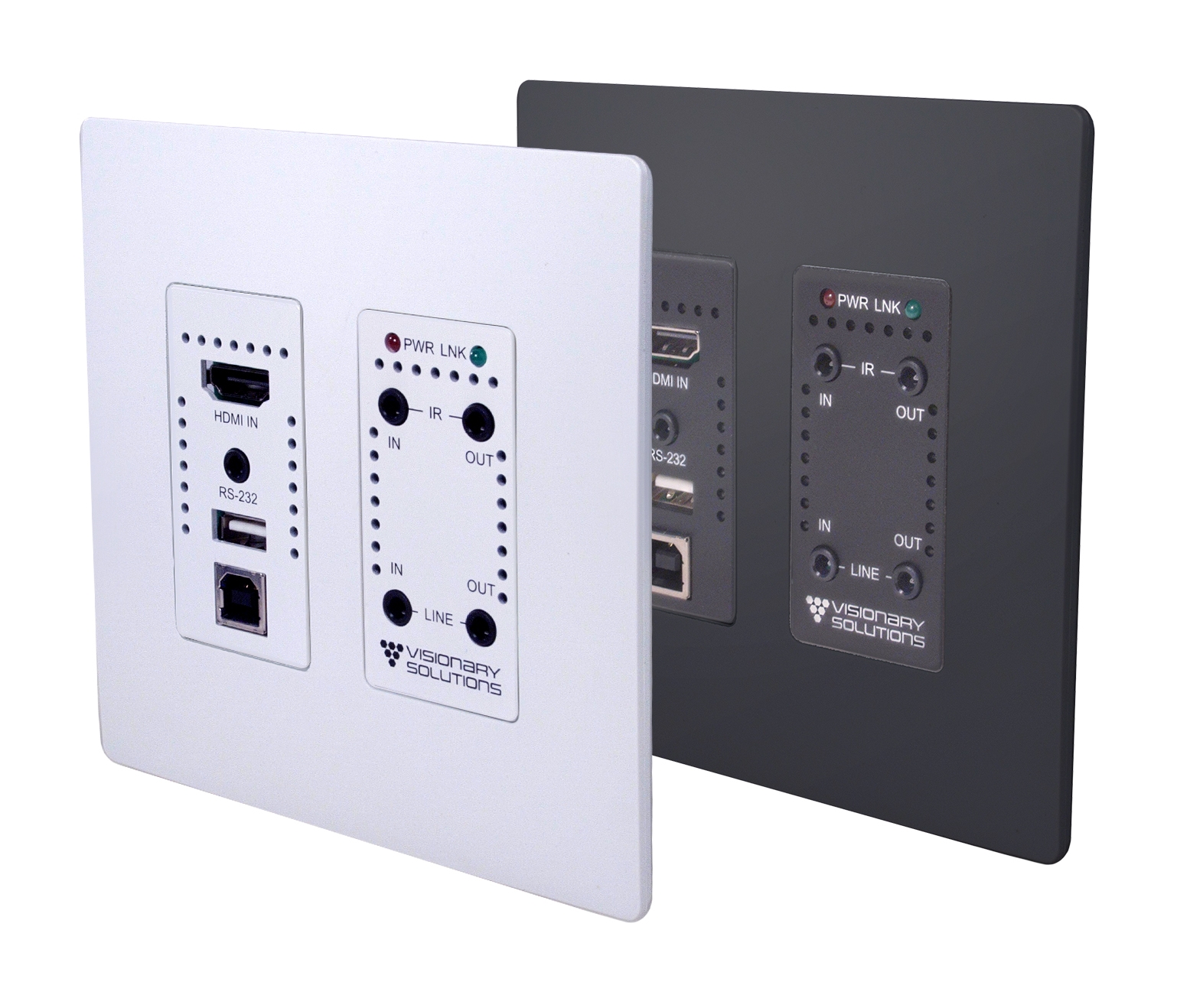 Visionary Wall Plate Encoder Black