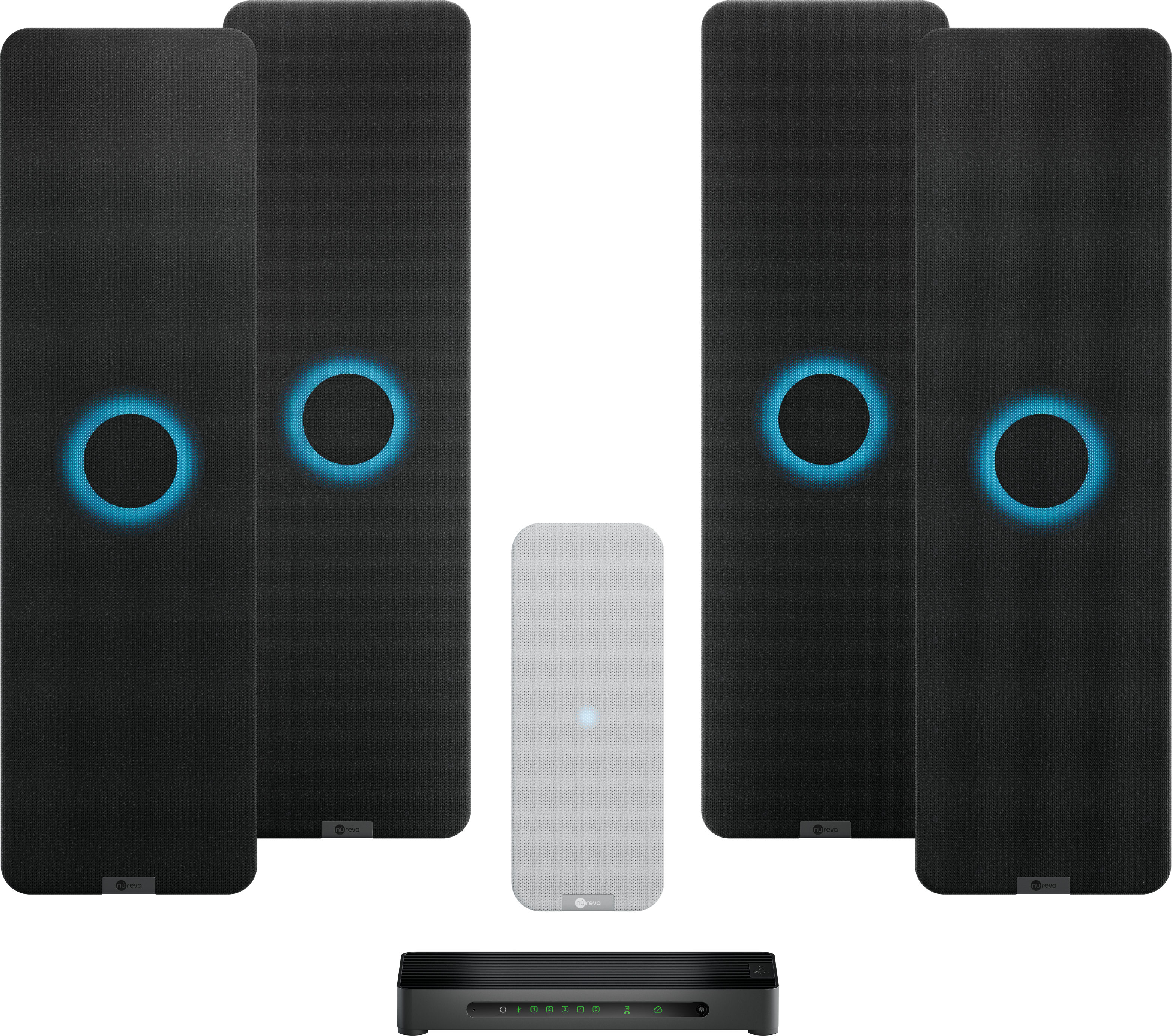 Nureva HDX 4 Bar + 1 Pod schwarz