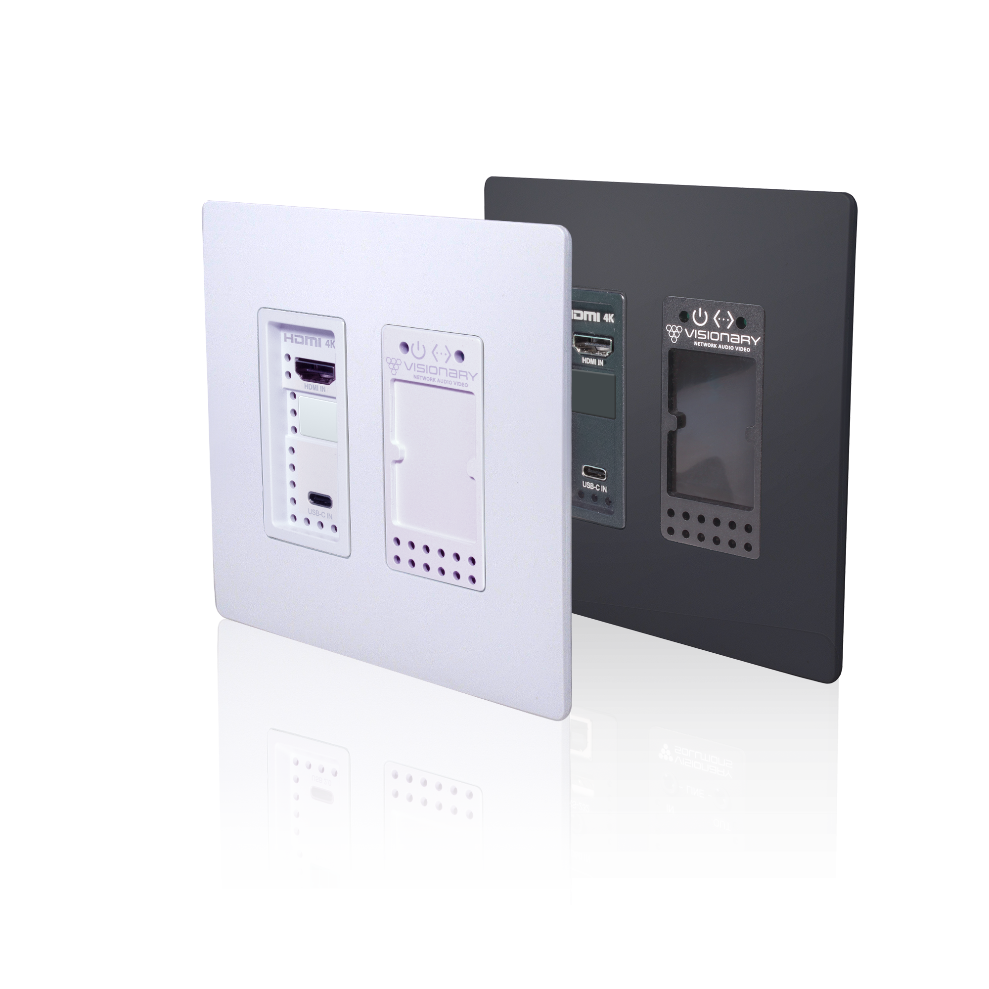 Visionary Duet5 Wall Plate Encoder Black