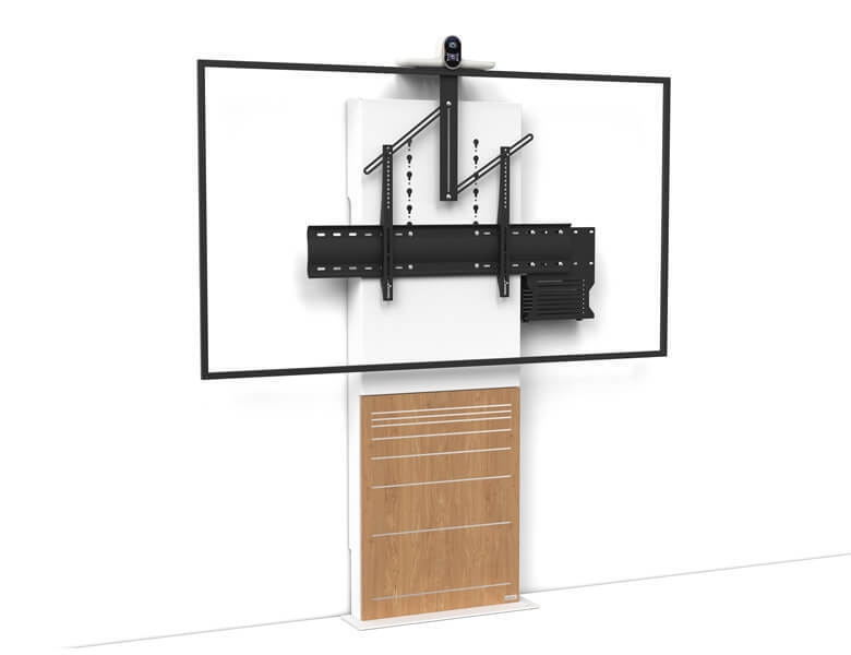 Axeos Stilix Single Wide Screen Boden zu Wand