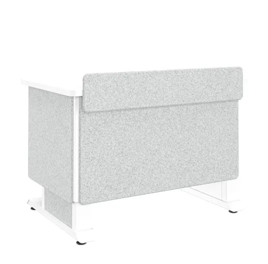 MAP Forum? Lectern, Weiß, Silbergrau, 107cm