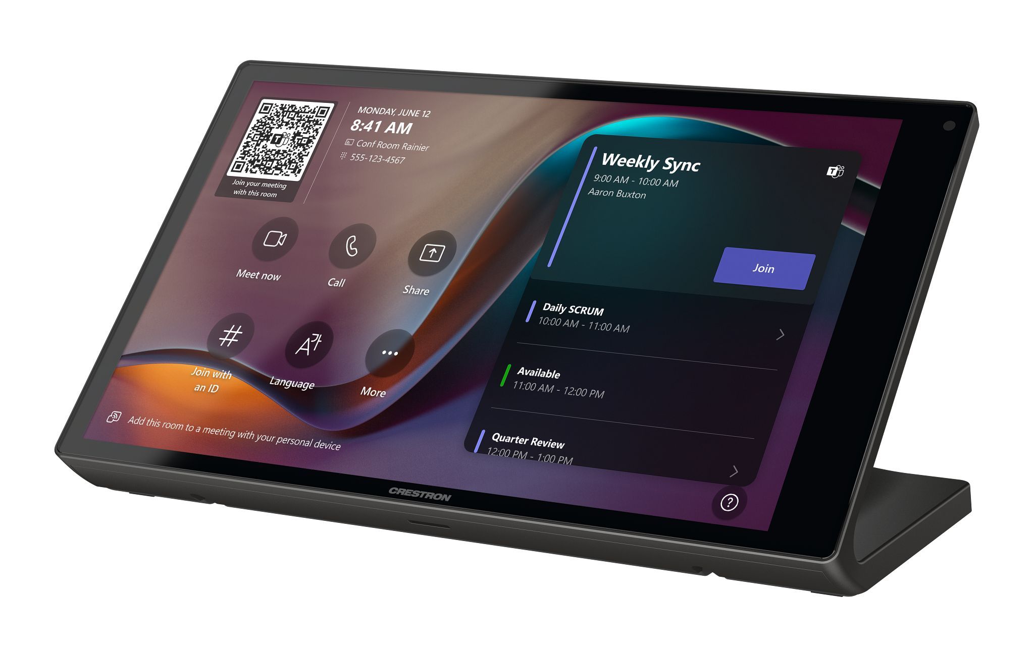 Crestron TS-1080-UC-B