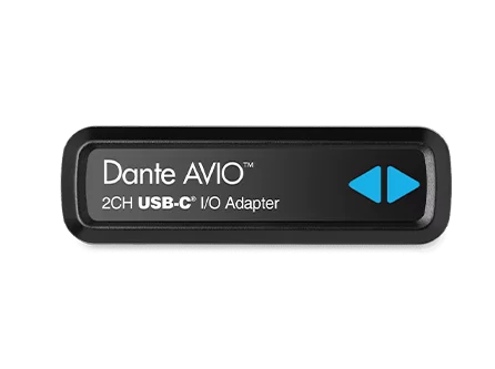 Audinate Dante AVIO USB-C IO Adapter 2x2