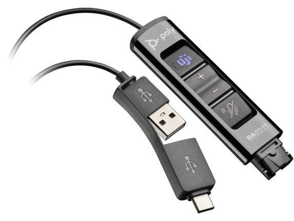 Poly DA85-M USB to QD Adapter Poly DA85-M USB to QD Adapter