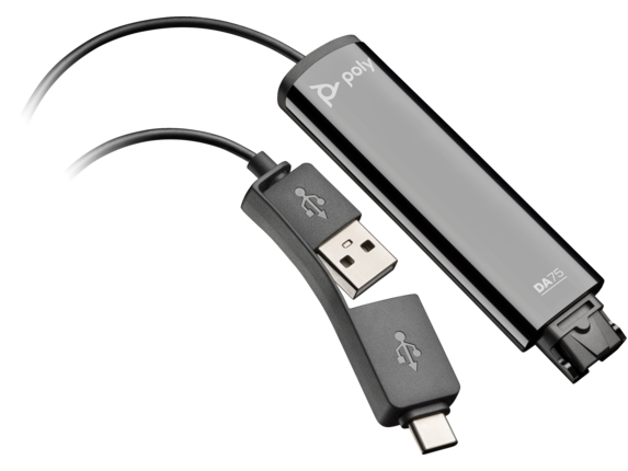 Poly DA75 USB to QD Adapter Poly DA75 USB to QD Adapter