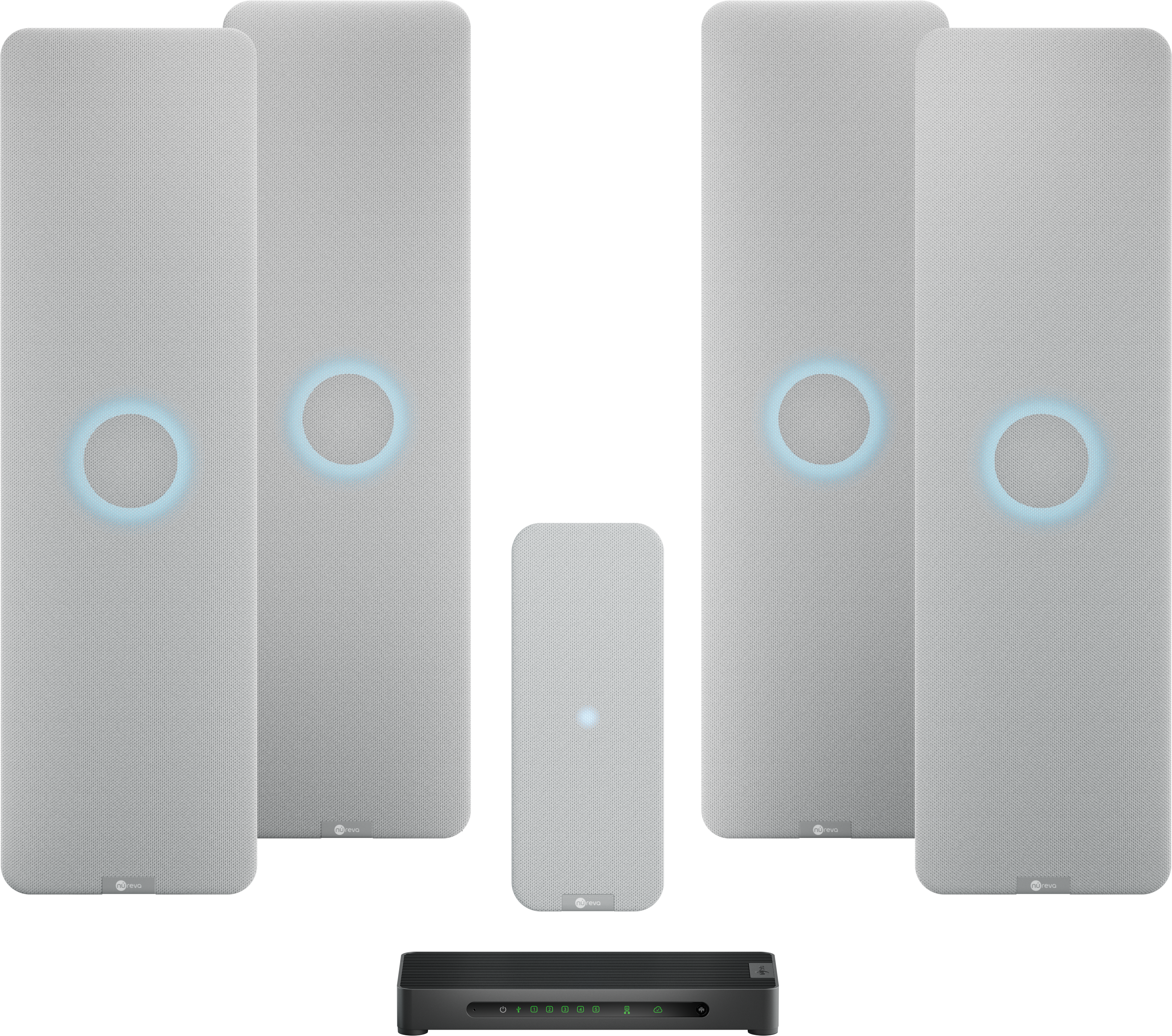 Nureva HDX 4 Bar + 1 Pod weiß