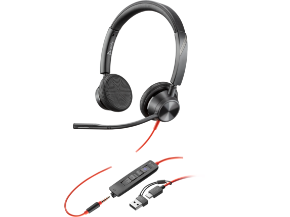 Poly Blackwire 3325 Stereo Microsoft Teams